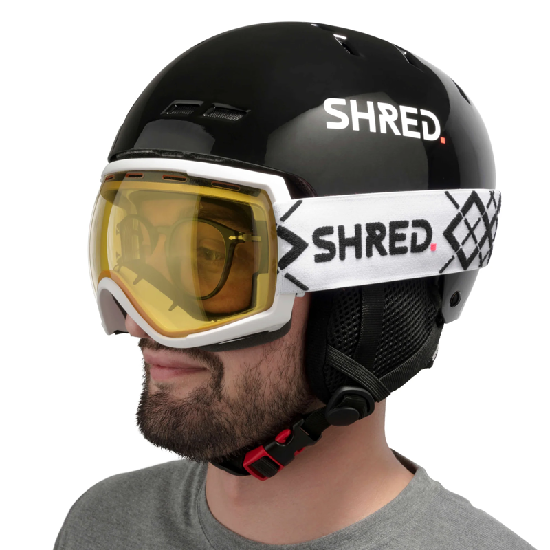 Shred Rarify+ Ski and Snowboard Goggles In White  -3